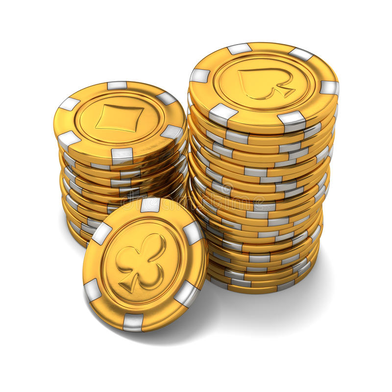 Gold Poker Chips Png